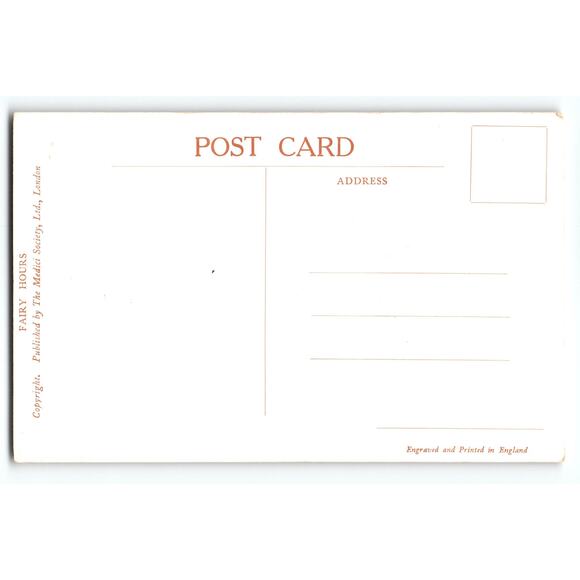 Margaret W. Tarrant Fairy Secrets Original Fantasy Postcard 5.5x3.5 - Picture 2 of 2